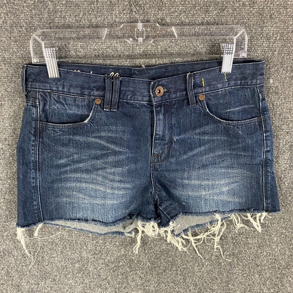 Madewell Cut Off Shorts Women's Size 27 Denim 100% Cotton Zipper Fly
